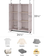 StorageWorks Hanging Closet Organizer - Image 3