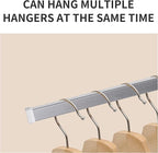 LEQ Wall Mounted Clothes Drying Rack, Garment Rack Foldable Space Saving - Image 6