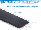 Adhesive Rubber Strips Neoprene Rubber Sheets, Rolls & Strips - Image 2