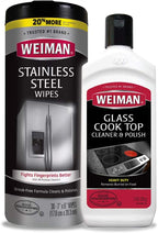 Weiman Heavy Duty Cooktop Polish & Stainless Steel Wipes by Weiman