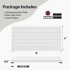 2PCS Water Absorbing Stone Drying Tray Mat - Image 6