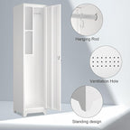 Slim Broom Storage Cabinets, Metal Cabinet - Image 4