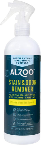 ALZOO Stain & Odor Remover, Quickly Lifts & Dissolves Pet Stains & Helps by ALZOO