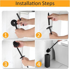 BGL Toilet Brush and Holder Set 2 Packs Aluminium Free Standing, Bathroom - Image 5