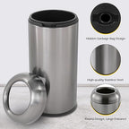 Dyna-Living Stainless Steel Trash Can Outdoor Large Garbage Can - Image 4