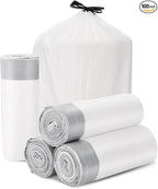 Trash Bags Drawstring Garbage Bags 8 Gallon Thickened Stretchy, Office and by Brandon-super