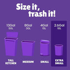 Forid Small Trash Bags for Bathroom - Image 2