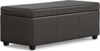SIMPLIHOME Avalon 44 inch Wide Contemporary Rectangle Lift Top Rectangular - Image 4