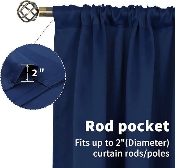 BGment Blackout Curtains 90 Inch Length - Image 4