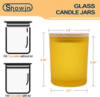 Thick Candle Jars for Making Candles 12 Pcs, 7 OZ Empty Jars - Image 7
