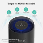 Pet Air Purifiers for Home Pets in Bedroom and Large room. Washable Pet - Image 9