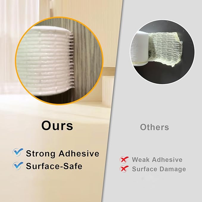 White Foam Insulation Tape, Strong Adhesive Weather Stripping Door Seal - Image 2