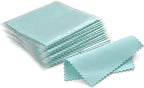 SEVENWELL 50pcs Jewelry Cleaning Cloth Mediumturquoise Polishing Cloth by SEVENWELL