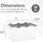 Superio Clear Storage Boxes - Image 2
