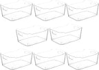 Clear Plastic Storage Bins, Small Fridge Organizer Kitchen Organizers and by CONTROLKITCHEN