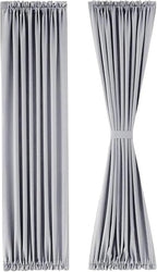 DWCN French Door Curtains – Rod Pocket Thermal Blackout Curtain - Image 7