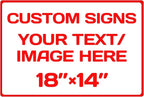 Custom Aluminum Weatherproof Metal Signs by Repaly
