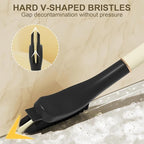 Crevice Cleaning Brush, Hard Bristle Grout Brush Gap Cleaner Tool - Image 2