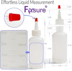 Plastic Squeeze Bottles with Red Tip Cap, 4 Oz Squirt Bottle - Image 4
