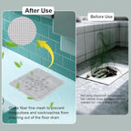 80PCS 4"x4" Disposable Hair Drain Stickers, Anti-Blocking Filter Screen - Image 3