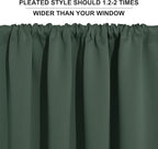 RYB HOME Living Room Curtains 63 inch Length 2 Panels Set, Thermal Insulated - Image 6