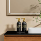 MOMEEMO Bathroom Soap Dispenser Set, Contains Hand Soap and Lotion Dispenser - Image 5