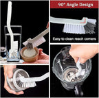 ELANE 10 Pcs Dish Scrub Brush Small Scrub Brushes - Image 4