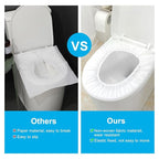 20 Pack Disposable Toilet Seat Cover Waterproof Non-Woven Fabric, Disposable - Image 5