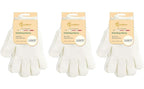 Evridwear Exfoliating Gloves for Shower, 100% Nylon Thick Soft Medium Heavy by Evridwear