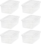 IRIS USA 6-Pack Storage Bins by IRISUSA