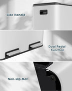 Arlopu 16Gal Dual Trash Can w/2 Built-in Box - Image 6