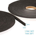 2 Rolls Foam Seal Tape for Door Window Insulation, Soundproof and Shockproof - Image 2