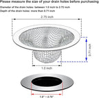 2PCS Tub Drain Hair Catcher - Image 2