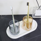 Natural Marble Tray, Oval Vanity Decorative Tray - Image 8