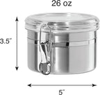 OGGI Stainless Steel Kitchen Canister 26 fl oz - Image 5