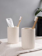 Bosilunlife Soap Dispenser and Toothbrush Holder Set - 11Oz Foam Soap Dispenser - Image 7