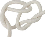 SOUJAP 328 Feet Cotton Clothesline Rope, 1/4 Inch White Cotton Clothesline Rope - Image 5