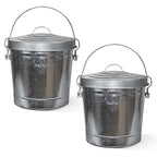 Plexon 6 Gallon Small Metal Trash Can by Plexon