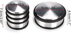Sumnacon Heavy Duty Floor Door Stopper No Drill, Durability Stainless Steel - Image 6