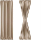 DWCN French Door Curtains – Rod Pocket Thermal Blackout Curtain - Image 7