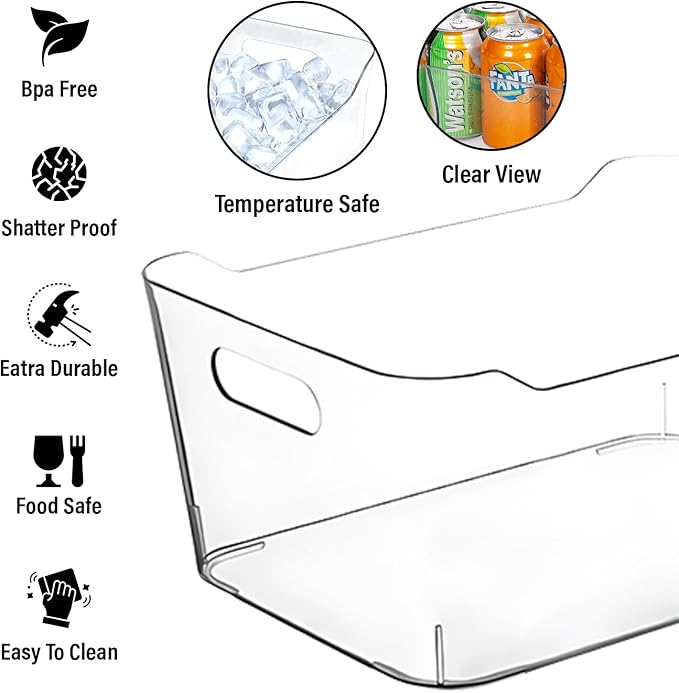 Plastic Clear Storage Bins - Image 6