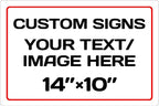 Personalized Aluminum Weatherproof Metal Signs by Repaly