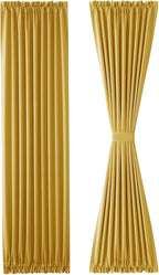 DWCN French Door Curtains – Rod Pocket Thermal Blackout Curtain - Image 7
