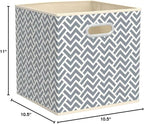 Amazon Basics Collapsible Cube Storage Organizer Bins, 10.5 x 10.5 x 11 inches - Image 5