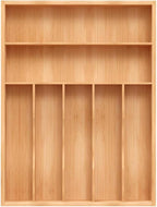 Bamboo Utensil Drawer Organizer, Kitchen Drawer Organizer by Unibambou