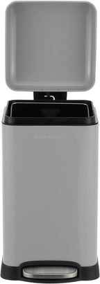 happimess HPM1012E Betty Retro Mini 3.2-Gallon Step-Open Trash Can, Fingerprint - Image 7