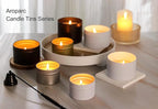 Aroparc White Candle Tins - 8oz - Image 6