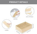 Qozary 4 Pack Drawer Organizers - Image 4