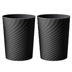 2 Pcak Small Bathroom Trash Can 1.8 Gallon Waste Basket Garbage Can by HOLTPHILI