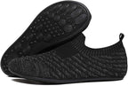 QZKDM Lightweight Slip on Grip Indoor House Slippers Barefoot Non Slip Home - Image 6